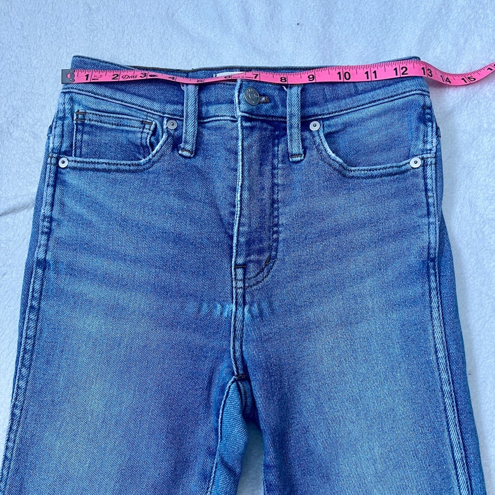 Madewell 10" High Rise Skinny Crop Jean - Size 25 - Picture 11 of 15
